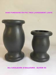 Vase Funeraire En Pvc Tres Lourdement Leste Petit Et Grand Modele Vase Funeraire Vase Funeraire