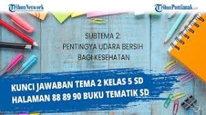 Documents similar to kunci jawaban tematik tema 5 kelas 5. Kunci Jawaban Tema 2 Kelas 5 Sd Halaman 88 89 90 Youtube