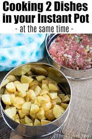 This Pressure Cooker Meatloaf And Potatoes Recipe Shows You How To Cook 2 Differen Instant Pot Dinner Recipes Easy Instant Pot Recipes Pressure Cooker Meatloaf