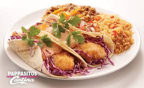 We're serving all your favorite menu items, from classic burritos and tacos, to new favorites like the $5 double stacked tacos box, crunchwrap supreme, fiesta taco salad, and chalupa supreme. Pappasito S Cantina Baja Fish Tacos Mexican Food Recipes Food Recipes