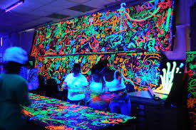 Black Light Painting Blacklight Party Graffiti Party Neon Party