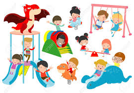Download 4,633 children playing outside stock illustrations, vectors & clipart for free or amazingly low rates! Kids Playing Outside Child Playing At Playground Happy Children Royalty Free Cliparts Vectors And Stock Illustration Image 109504712
