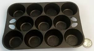 Maybe you would like to learn more about one of these? Lot Vintage Griswold Wagner Ware Cast Iron Muffin Pan B W 11 Forms