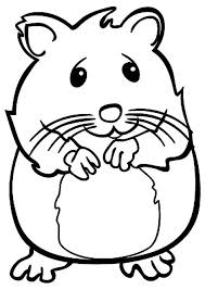 This small mammal has a fragile constitution, which makes it an animal with a fragile structure. Hamster Coloring Pages Learny Kids