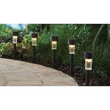 Mainstays 12 Pk Solar Turbo Light Walmart Com Landscape Lighting Solar Light Bulb Path Lights