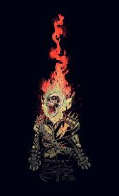 Motoqueiro Fantasma Ghost Rider Wallpaper Marvel Comics Wallpaper Iphone Wallpaper Illustration