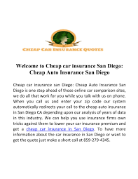 Average car insurance rates in san diego. Cheap Auto Insurance San Diego Get Car Quotes Today By Cheap Car Insurance San Diego Issuu