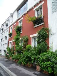 Facade Jardin Rue Brillat Savarin Paris 13e Paris Cote Jardin Jardins Jardins Urbains Facade