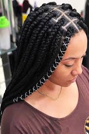 As long as you have enough time and patience though, you can do it yourself at home with this simple technique. Box Braid Styling Ideas For Most Exquisite Tastes Glaminati Com African Braids Hairstyles Braided Hairstyles Blonde Box Braids