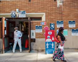 New york city mayoral candidate eric adams prepares to speak after voting during primary election day at p.s. Y7x19wxaumgd0m