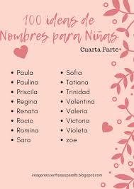 100 Ideas De Nombres Para Ninas 4 Cuarta Parte Nombres Bebe Bebes Mama Nombres De Ninas Nombres De Bebes Nenas Lista De Nombres Para Bebes