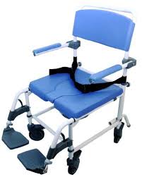 Healthline Medical Products Mpu185 Aluminum Shower Commode Chair Blue Shower Commode Chair Commode Chair Commode