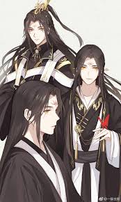 Anime Boy Black And Yellow Hair Pin By Zhang S On Bach Hoa Boys Love Anime Guy Long Hair Handsome Anime Guys Anime Boy