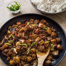 Cut beef across the grain into thin. Chinese Style Beef And Eggplant Cook S Country