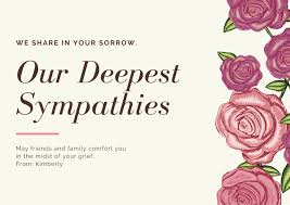 Maybe you would like to learn more about one of these? Free Printable Sympathy Card Templates To Customize Canva