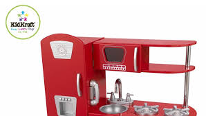 kidkraft retro kitchen red review