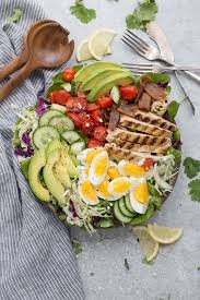 Place eggs in a pot and cover them completely with water. Low Carb Chicken Cobb Salad Life Made Keto