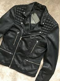 All Saints Men S Black Catch Leather Biker Jacket Coat Xs S M L Xl New Tags 275 66 Picclick