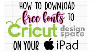 In order to download the fonts, i do recommend an app called anyfont (this tutorial does use this app to install the fonts). How To Download Free Fonts To Ipad For Cricut Design Space Youtube