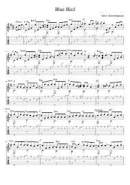 Electric ladyland tab (ver 2). Blue Bird Naruto Shippuden Fingerstyle Guitar