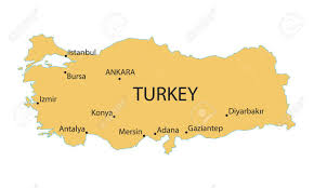 Länder länderkarte länderkarten lander landerkarte landerkarten turkei türkei erdkunde geographie länderumrisse. Gelbe Karte Der Turkei Mit Angabe Der Grossten Stadte Lizenzfrei Nutzbare Vektorgrafiken Clip Arts Illustrationen Image 38747945