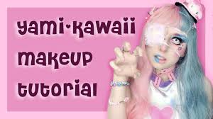 yami kawaii creepy cute makeup tutorial