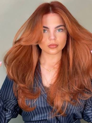 SUNSET COPPER🌆✨ My gloss boss entry is actually a dream, we wanted a vibrant copper but avoiding having just one tone🙌🏽 #redkenglossboss #vibrantcopper #copperhair #shadeseq
