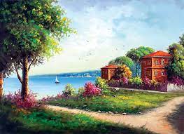 Tual Uzerine Yagli Boya Buscar Con Google Yagli Boya Tablolar Canvas Baski Tablolar Dijital Baski Tablolar Www Yagliboyatablolar C Resim Manzara Tablolar