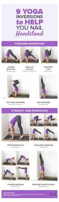 A Step By Step Guide To Safely Nailing A Handstand Head Stand Yoga Benefits Headstandyogabenefits Go Easy Yoga Workouts Yoga Inversions Yoga For Beginners
