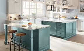 Accented with gold fixtures and marble countertops, this chic kitchen. Best Paint For Your Next Cabinet Project The Home Depot
