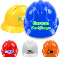 Safety Hard Hat Helmet Custom Logo Text Personalized Construction Helmet  Hats for Men