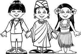 Coloriage Enfants Du Monde Sur Hugolescargot Com Enfant Du Monde Comptine Du Monde Ethique Et Culture Religieuse