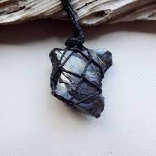 Elite Shungite Emf Protection Necklace Grounding Black Etsy Shungite Protection Crystals Black Crystals