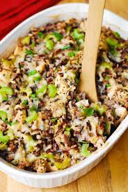 Try This Delicious Chicken Casserole Recipe That Is Healthy And Tasty This Nutritious Healthy Casserole Recipes Chicken Recipes Casserole Wild Rice Casserole