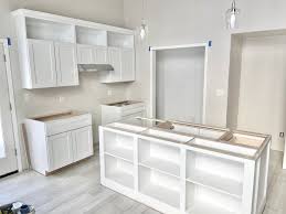 Bright white kitchens provide a clean, pure canvas that allows you to either play with added color or spice things up with various textures and contrasting surfaces. Cabin House Build Episode 11 Diy Kitchen Cabinets Ana White