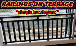 Railings Design for Terrace/ How to Fabricate Railings/ Simple but Elegant  Railings