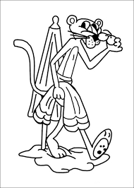 The Pink Panther Printbare Tegninger 4 La Pantera Rosa Paginas Para Colorear Pantera Rosa Dibujo