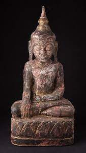 Maybe you would like to learn more about one of these? Antique Wooden Buddha Statue