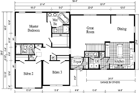 Floor Plans For Ranch Homes With 3 Bedrooms Rochester T Ranch Style Modular Home Pennwest Homes Model Ht103 A Model House Plan Modular Homes Floor Plans