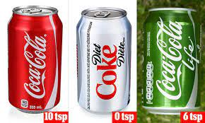 How many calories are there in a 330ml can of coca‑cola classic? Coca Cola Accused Of Health Washing Because A Can Of Coke Life Has 6 Teaspoons Of Sugar Daily Mail Online
