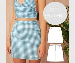 These skirts can be made at home with a few basic supplies from any local craft store. Womens High Waisted Skirt Pdf Printable Sewing Pattern Etsy Skirt Patterns Sewing Wrap Skirt Pattern Simple Design Clothes