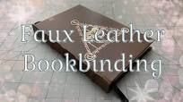 Faux Leather Bookbinding - Relaxing Case Binding