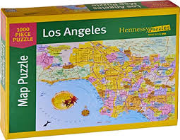 Los angeles is one of the most popular cities in the world, and you probably already know a thing or two about it and its geography. Los Angeles Area Map Jigsaw Puzzle 1000 Piece Map Of The La Metro Area With Highly