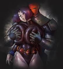 Slade gets a handful of Raven [DC, Teen Titans] (ph) : rrule34