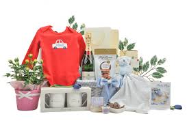 Exclusive luxury valentines food and wine hamper gifts from hay hampers; Flowers And Champagne Baby Boy Hamper Baskets Galore Uk Baskets Ga