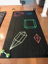 Uv Reactive Tape Geometric Gems For Wall Decor In Black Light Room Neon Party Decorations Glow Birthday Party Neon Party