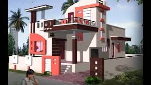Whether you're moving into a new house, reconstructing the house or interior designing, d k 3d home design has the right tools for you. Home Designs Attractive Indian House Front Elevation Designs Simple Village House Front Views Youtube