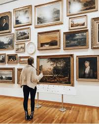 High Museum Of Art On Instagram This Display In Our American Art Collection Demonstrates A Popular Style Of Ha Hanging Paintings High Museum Art Gallery Wall