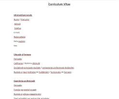 Model și sfaturi pentru redactare. Model Cv Angajare