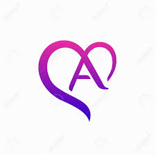 The font is inspired by the american psychedelic rock band love, and particularly by their marvelous 1967 album forever changes. Letter A Logo Design Love Vector Logo Royalty Free Cliparts Vectors And Stock Illustration Image 148895310